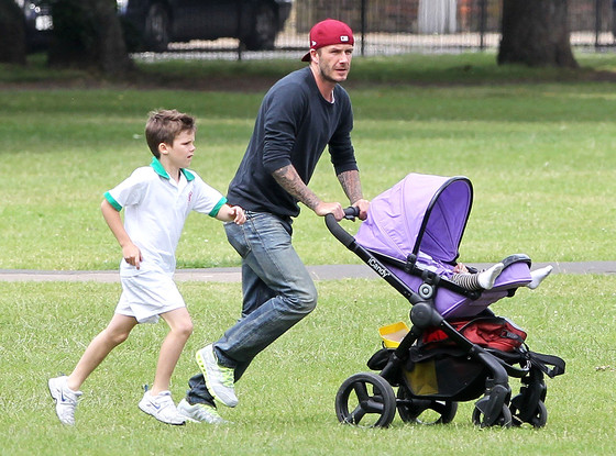 David Beckham, Cruz Beckham, Harper Beckham David Beckham, Cruz Beckham, Harper Beckham